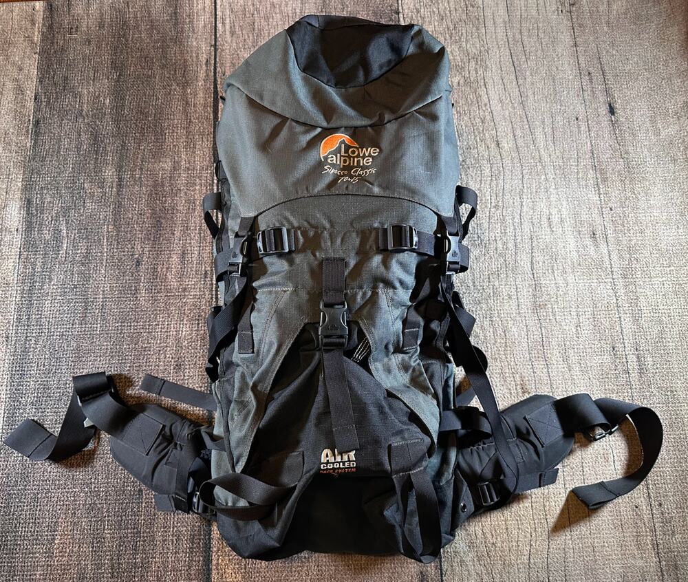 Lowe Alpine Sirocco Classic 70+15 Internal Frame Hiking Backpack preowned